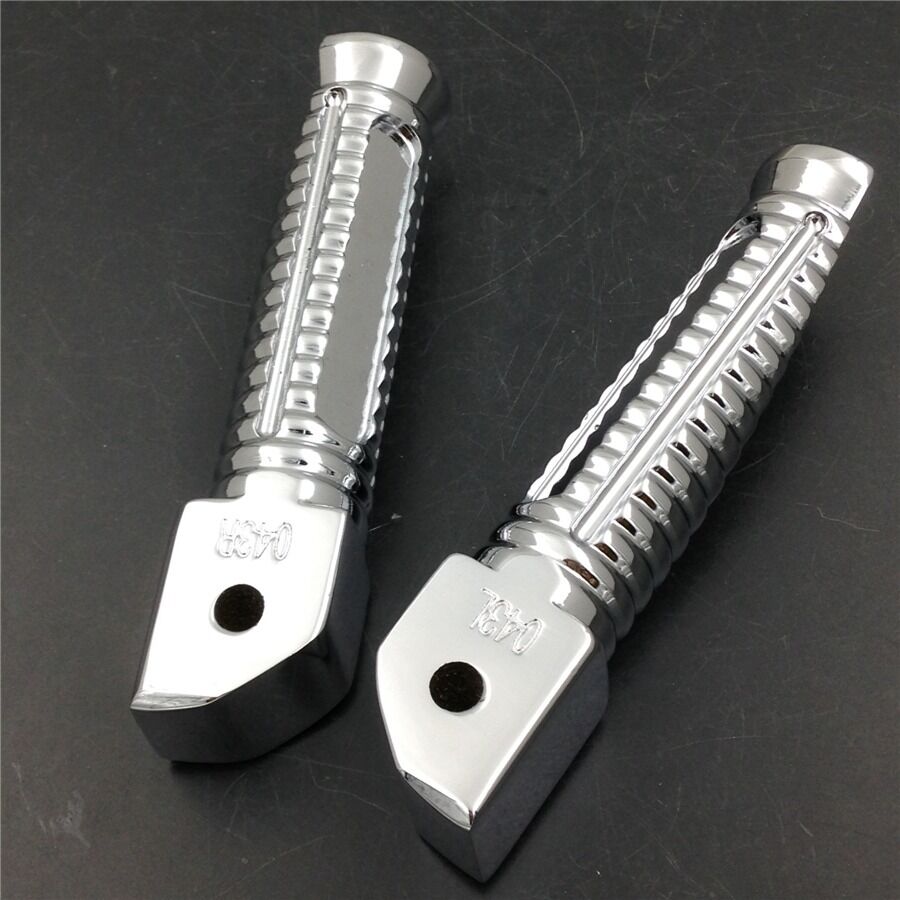 M.Chromed  foot pegs for Kawasaki ZX-6R 636RR ZZR 750 1100 1200 10R