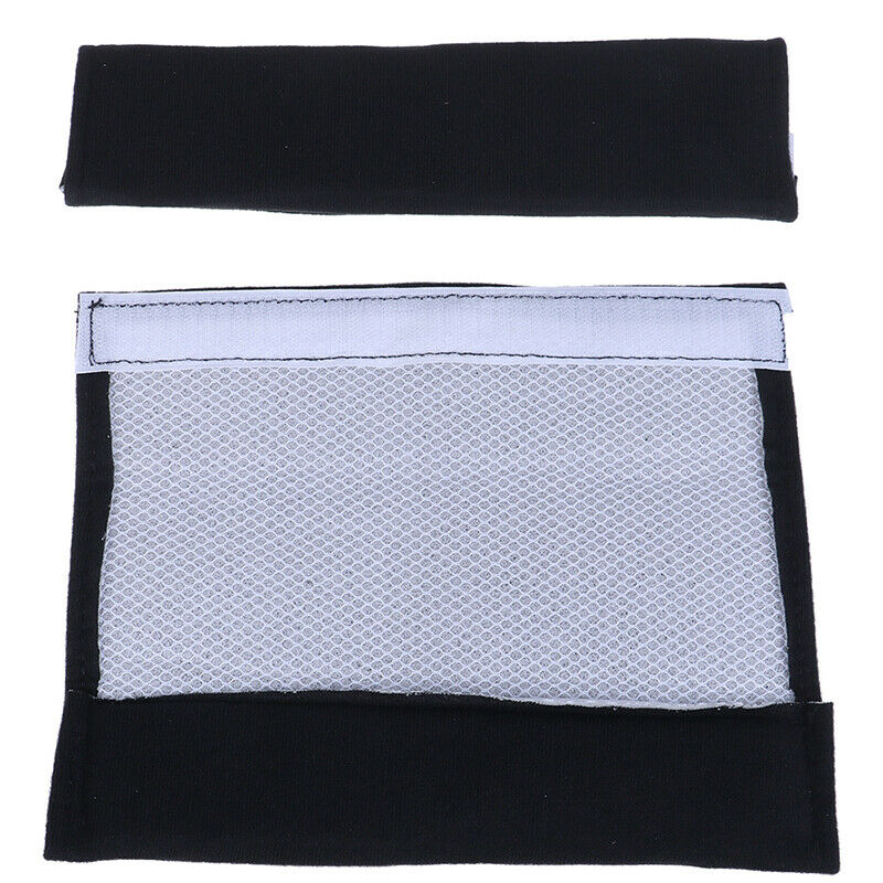 2 Pcs Black Car Seat Belt Shoulder Safety Pads Cover Comfortable Cushion Ad