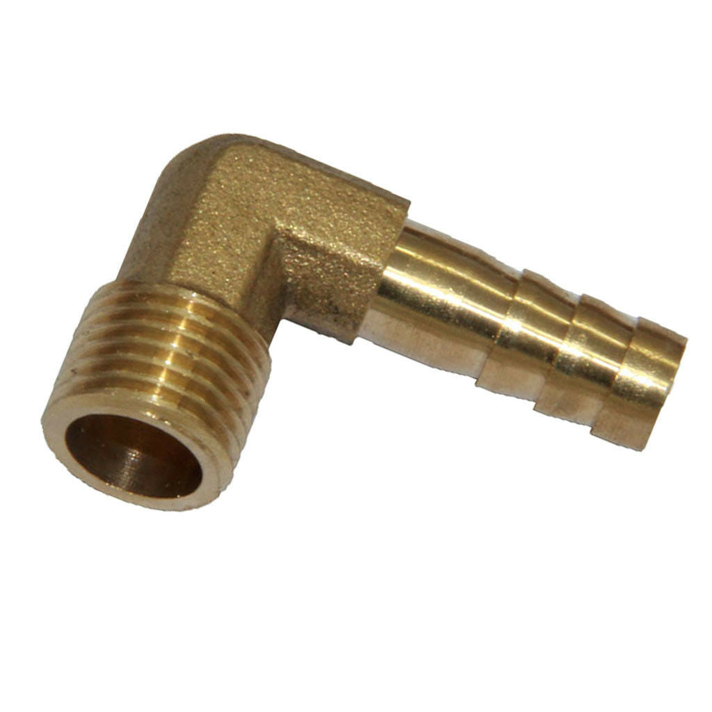 Brass Air Line Hose Coupler Fittings Male End Thread Quick Connector 1/4 8mm