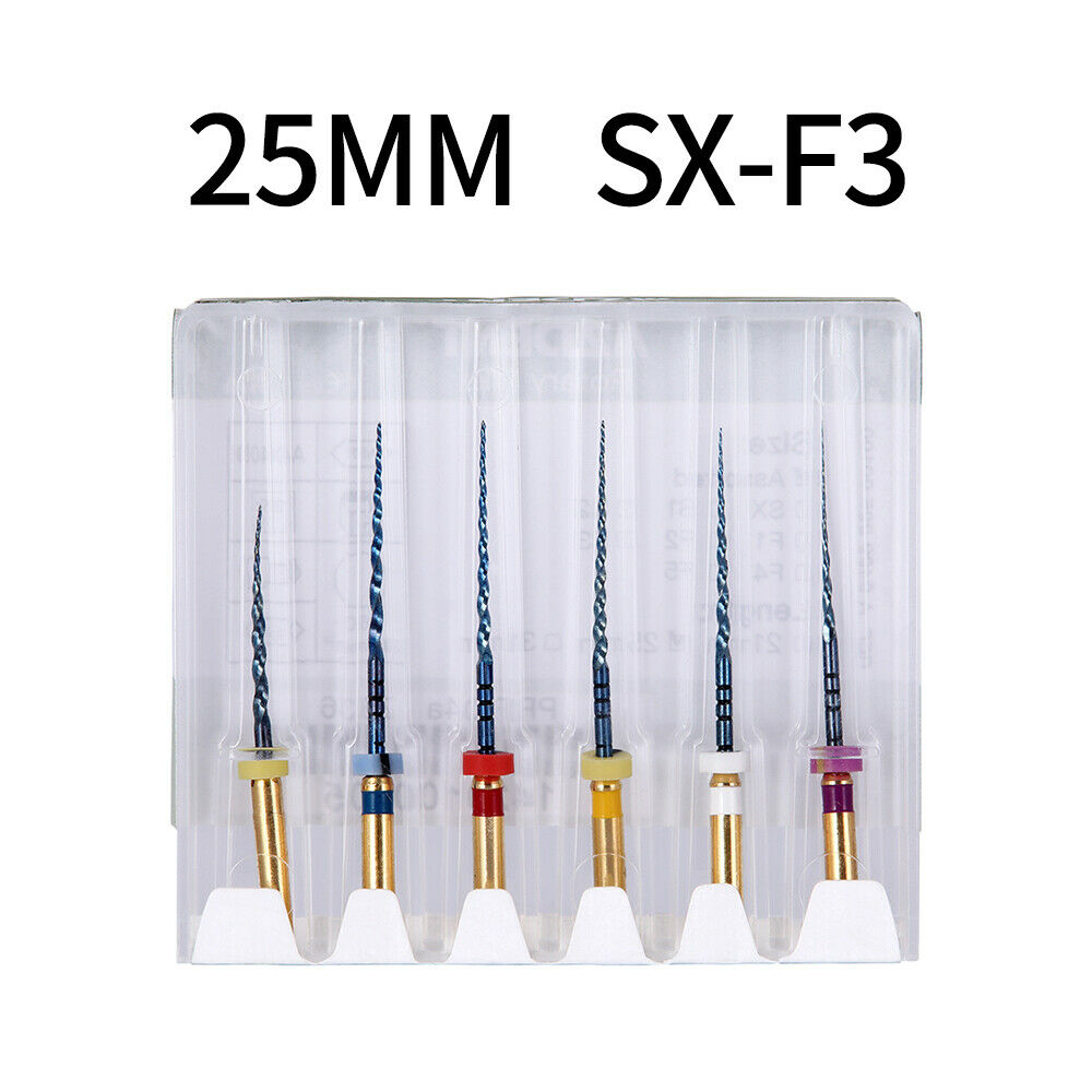 5 Kits Dental 25mm Rotary Heat Activated Endodontic Canal Root Engine Use File