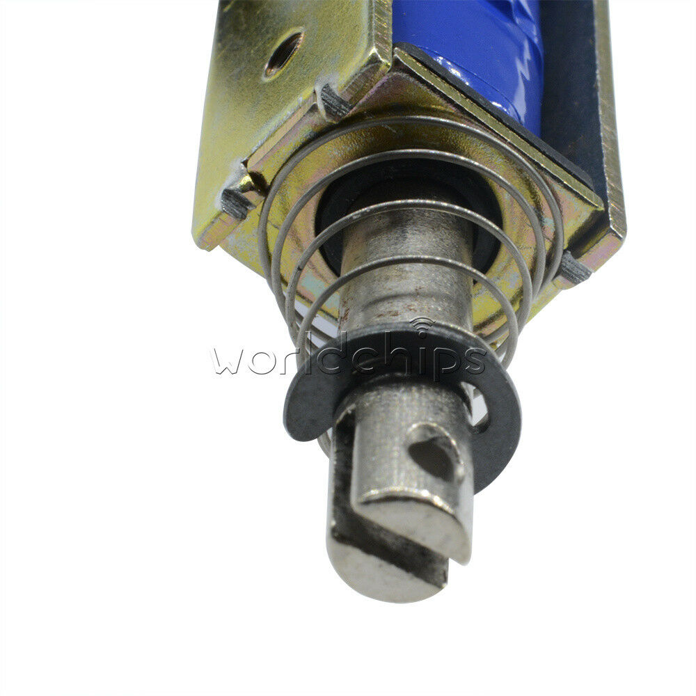 DC12V 300mA 5N/10mm Precise Pull-Push-Type Solenoid Electromagnet JF-0530B New