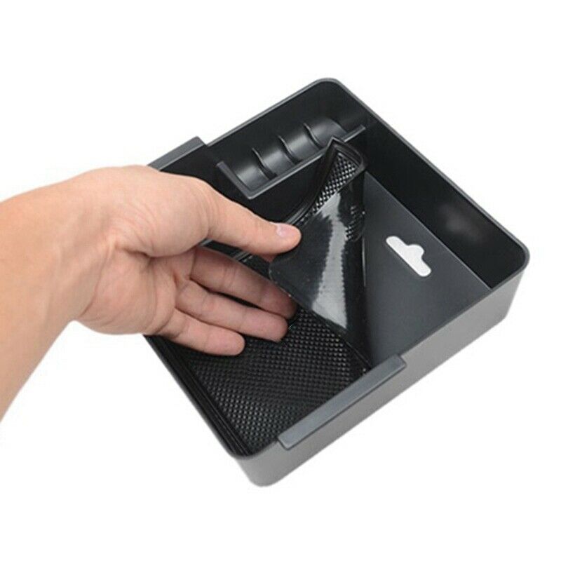 Car Armrest Center Console Glove Storage Box Tray Organizer for Mitsubishi PR1P5