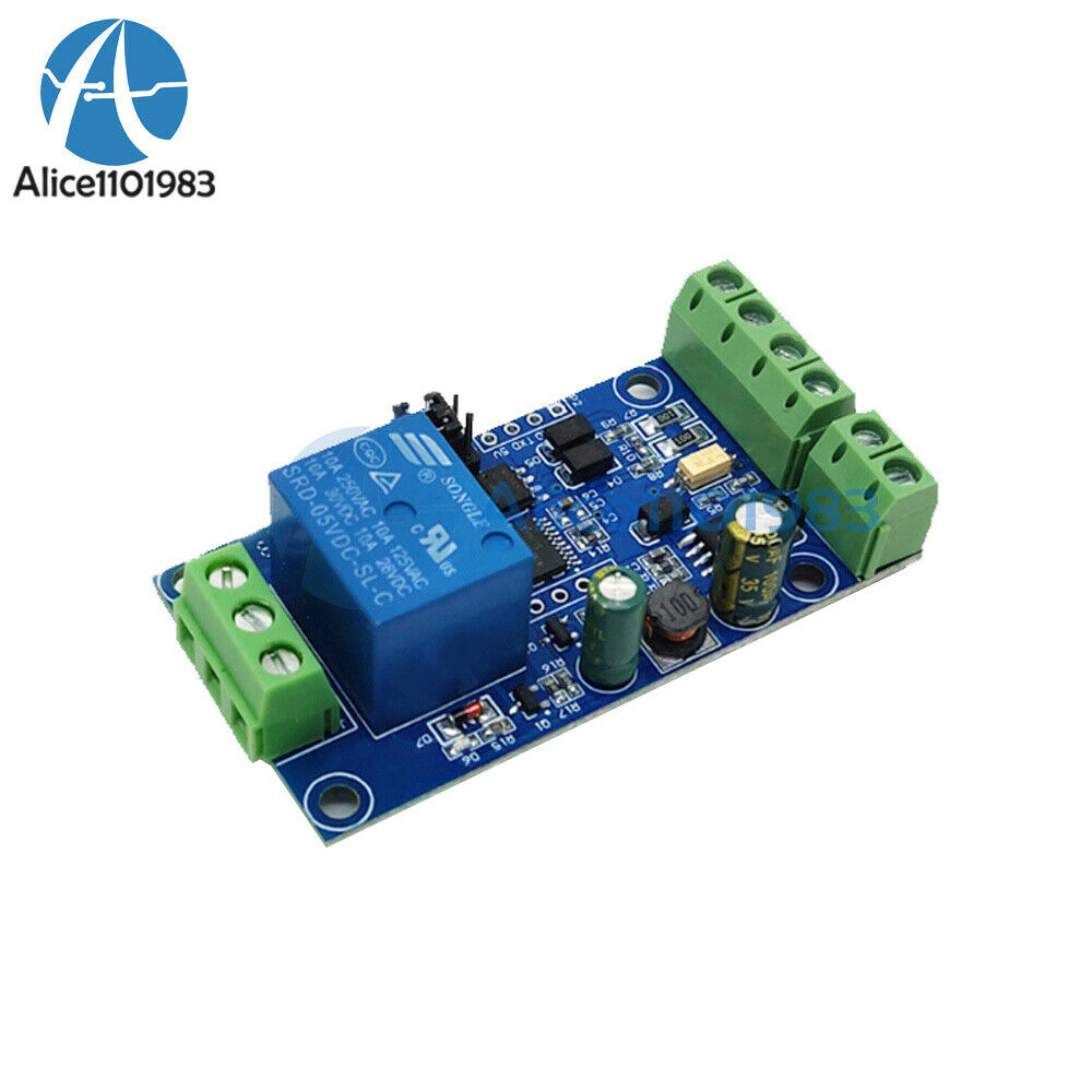 DC 7-24V Relay Module RS485/TTL1 Input And Output With Anti-reverse Protection