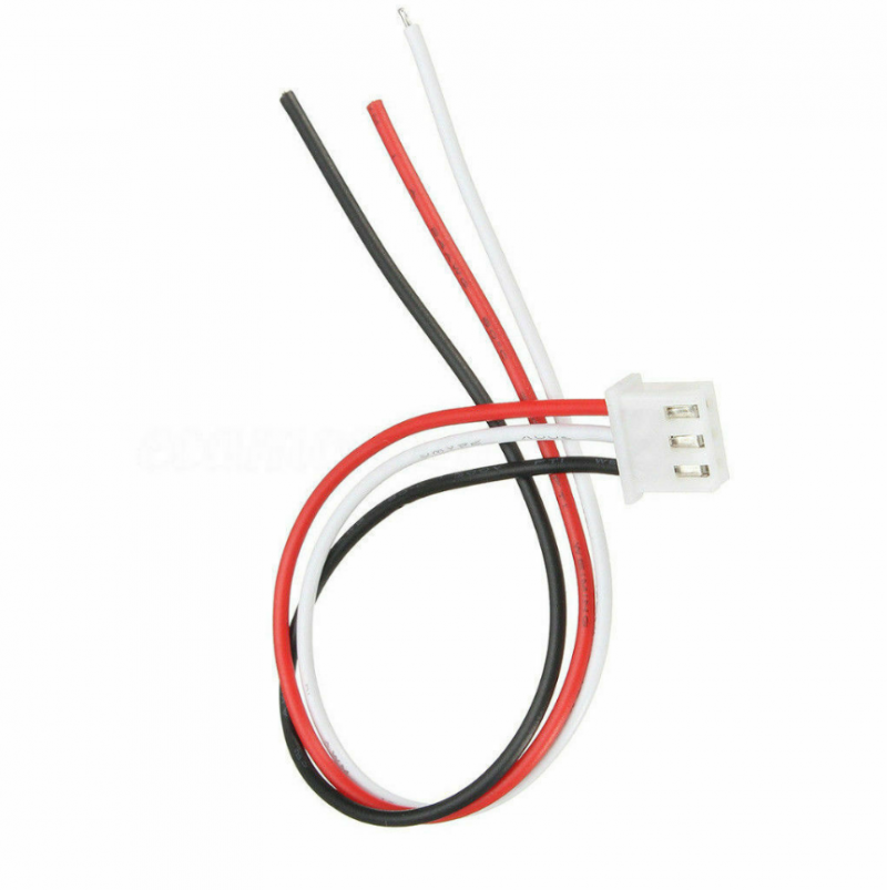 10 sets Mini Micro JST XH2.54mm 3-Pin Connector Plug With Wire Cable 150mm