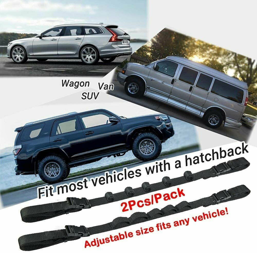 2PC Fishing Rod Rack Holder Strap Storage Car Rest Belt Carrier Tie For SUV.....