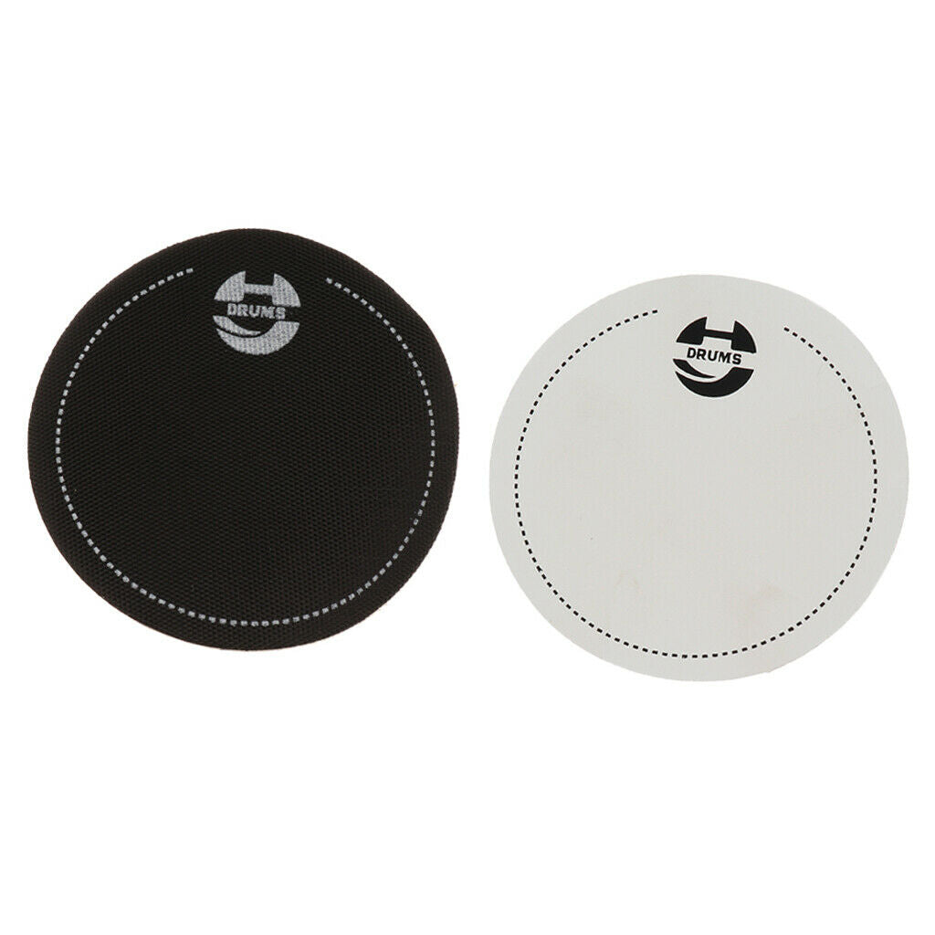 2 Pcs Bass Drumhead Pad Patch Drum Head Protector for Drum Player