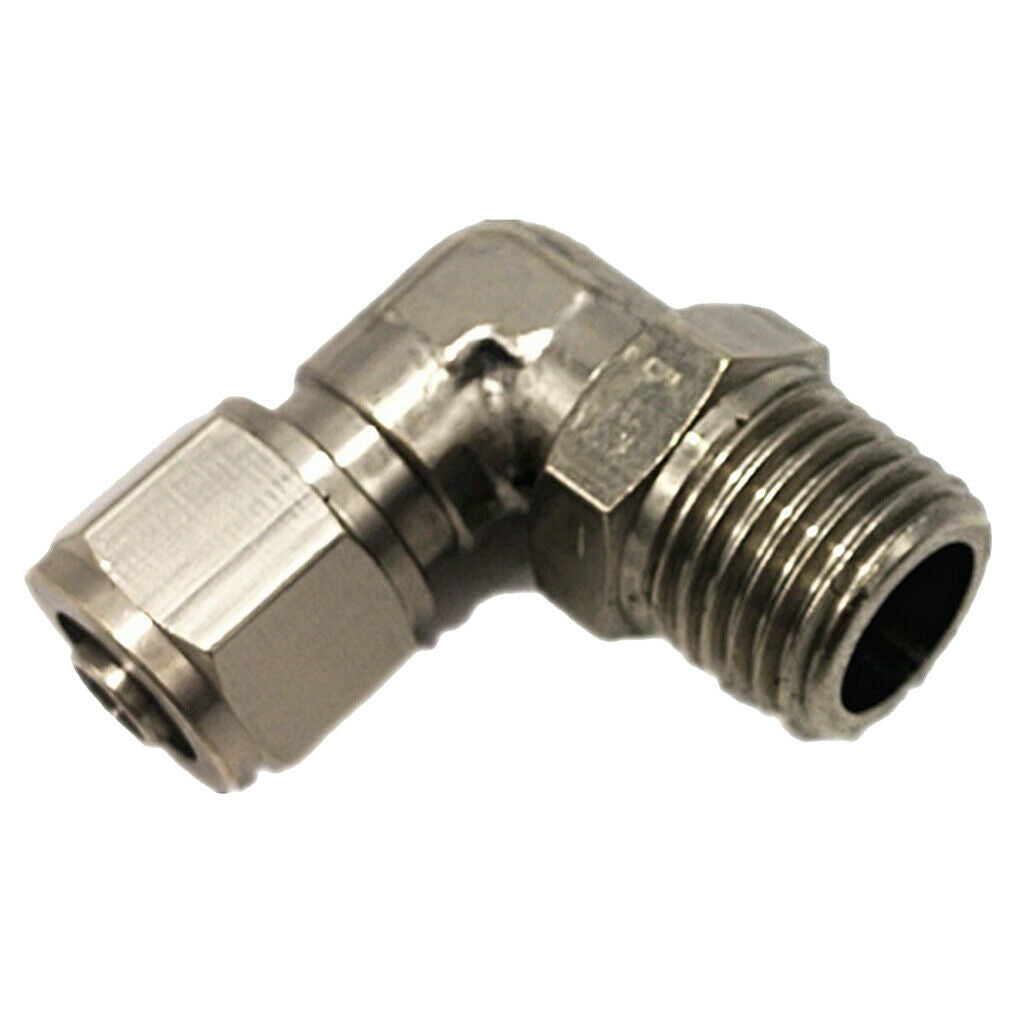 Thread L-shaped Brass Quick Joint Coupler Fitting 12-03
