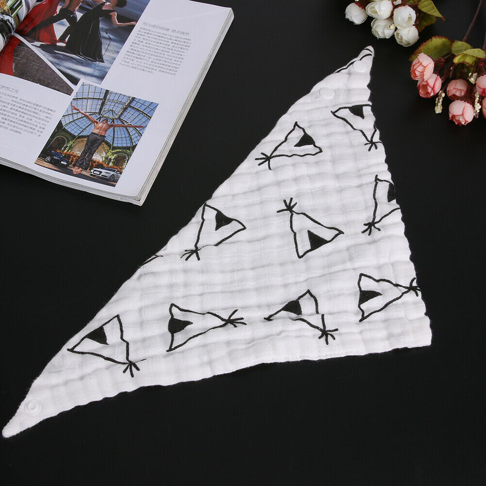 Baby Kids Infant Triangle Head Scarf Bandana Feeding Bibs Saliva Towel New @