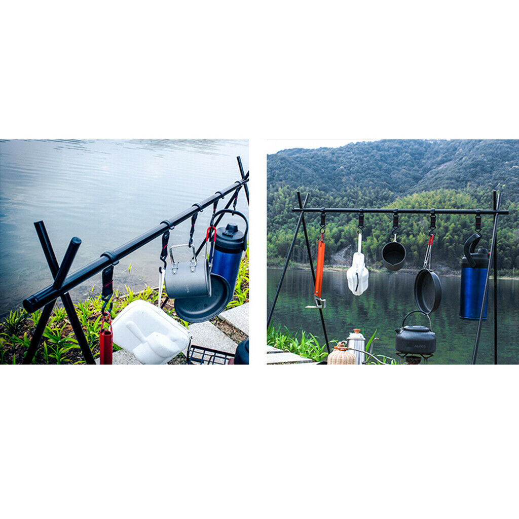 Triangle Hanging Rack Aluminum Alloy Outdoor Camping Travel Shelf Clothes Hanger