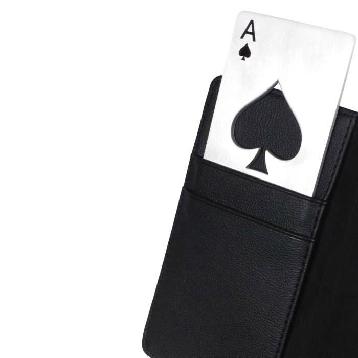 Bottle Opener Ace Pique Poker Casino Beer Steel New Stainless