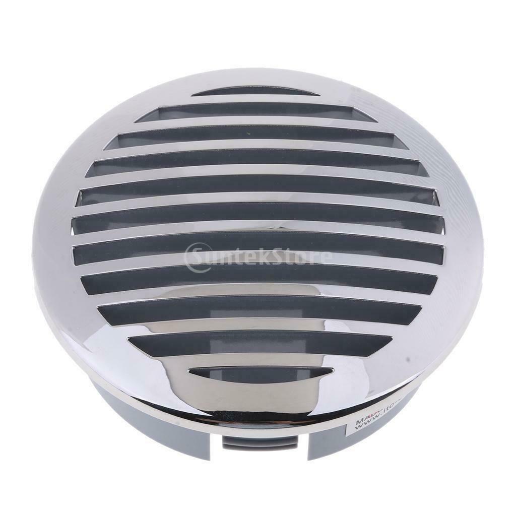 1X Round Louvered Vent - Marine Boat Air Vent, 316 Stainless Steel Caravan Vents