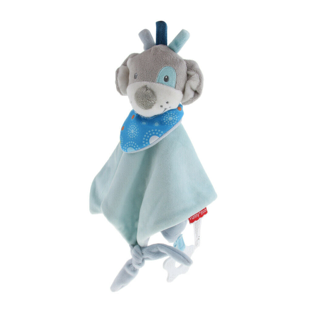 4Pcs Soft Nursery Security Blanket Simulation Plush Towel Unisex Multicolor
