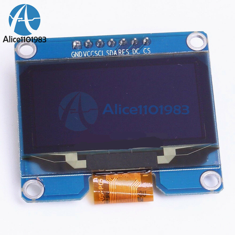 1.54" White SPI OLED LCD LED Display Module SPI for Arduino AVR STM32 8051