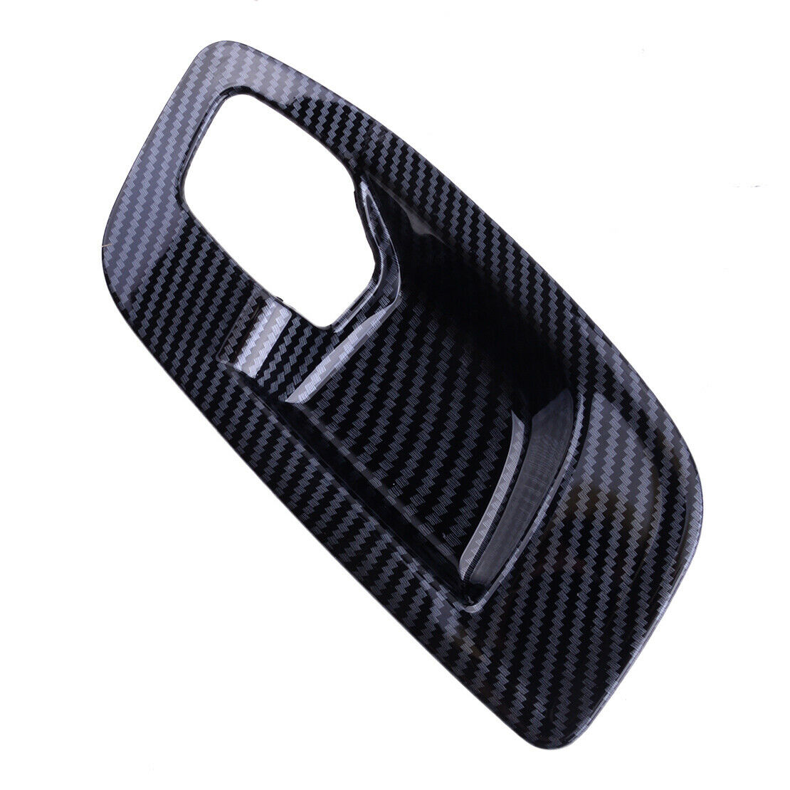 Set Carbon Fiber Style Door Handle Bowl Cover Trim Fit for Dodge Charger 11-21