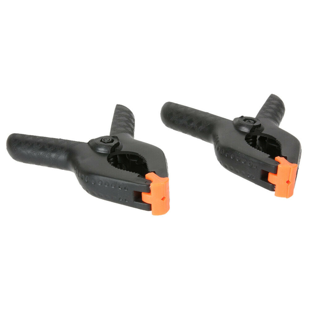 2PCS 6 Inch Plastic Nylon Spring Clamps Clip Tips Set for Photography plate @