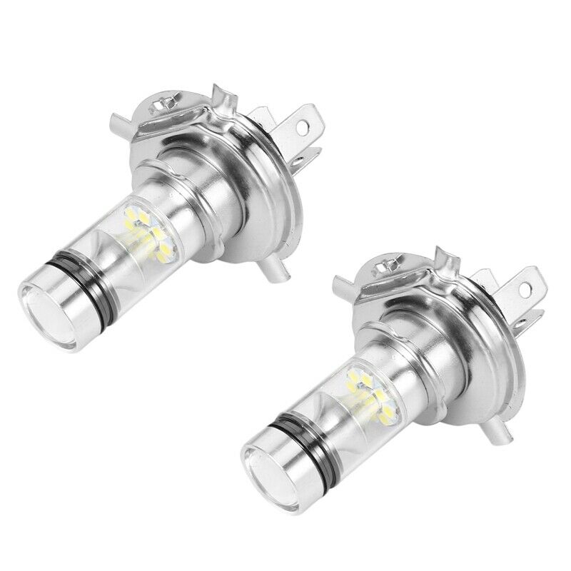 2Pcs High Power Led H4 Hb2 9003 Bulb 100W 20Led Car Fog Light Lamp Headlights A6