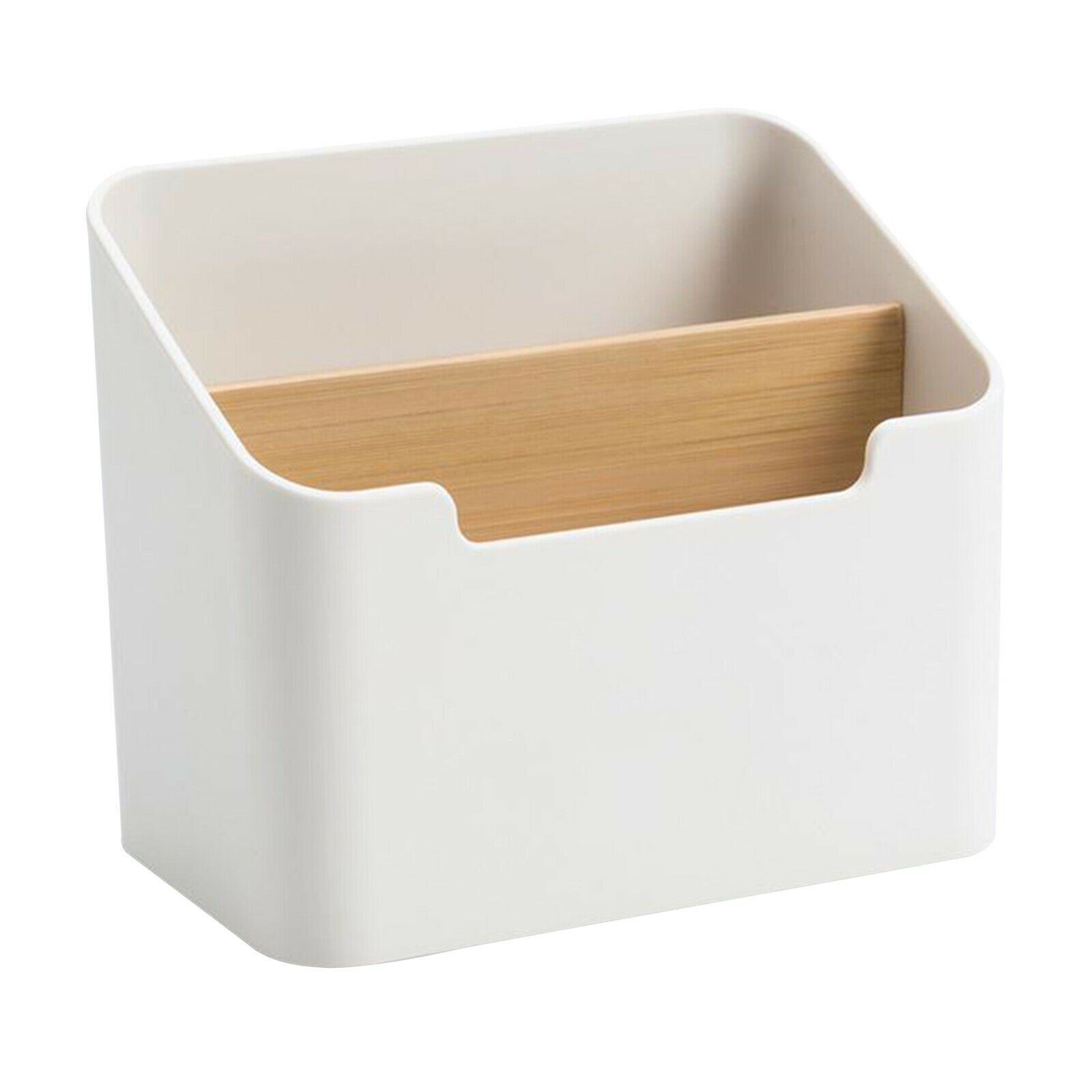 Plastic Desk Organizer Desktop Supply Pen Holder Small Storage Box Table