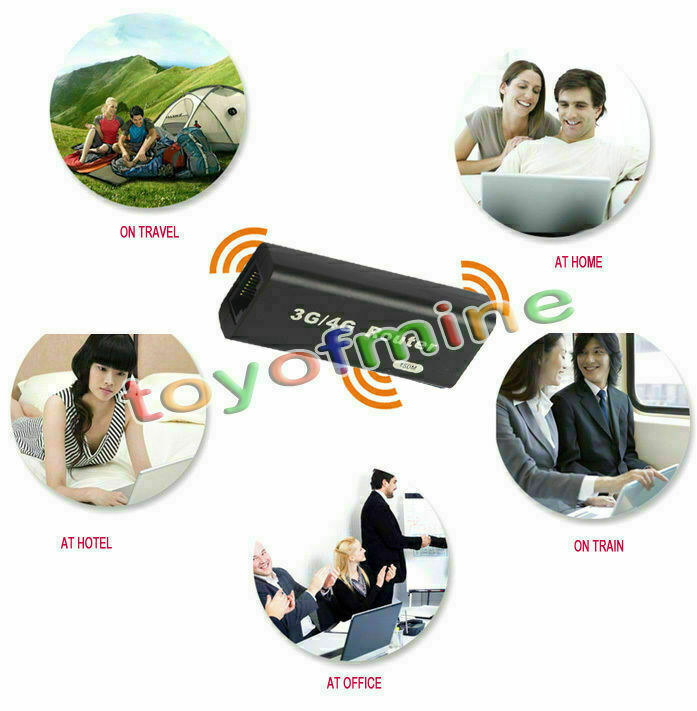 New Portable MiFi Wireless-N Mini 3G 4G WiFi Router Mobile PhoneTablet AP 150Mbp