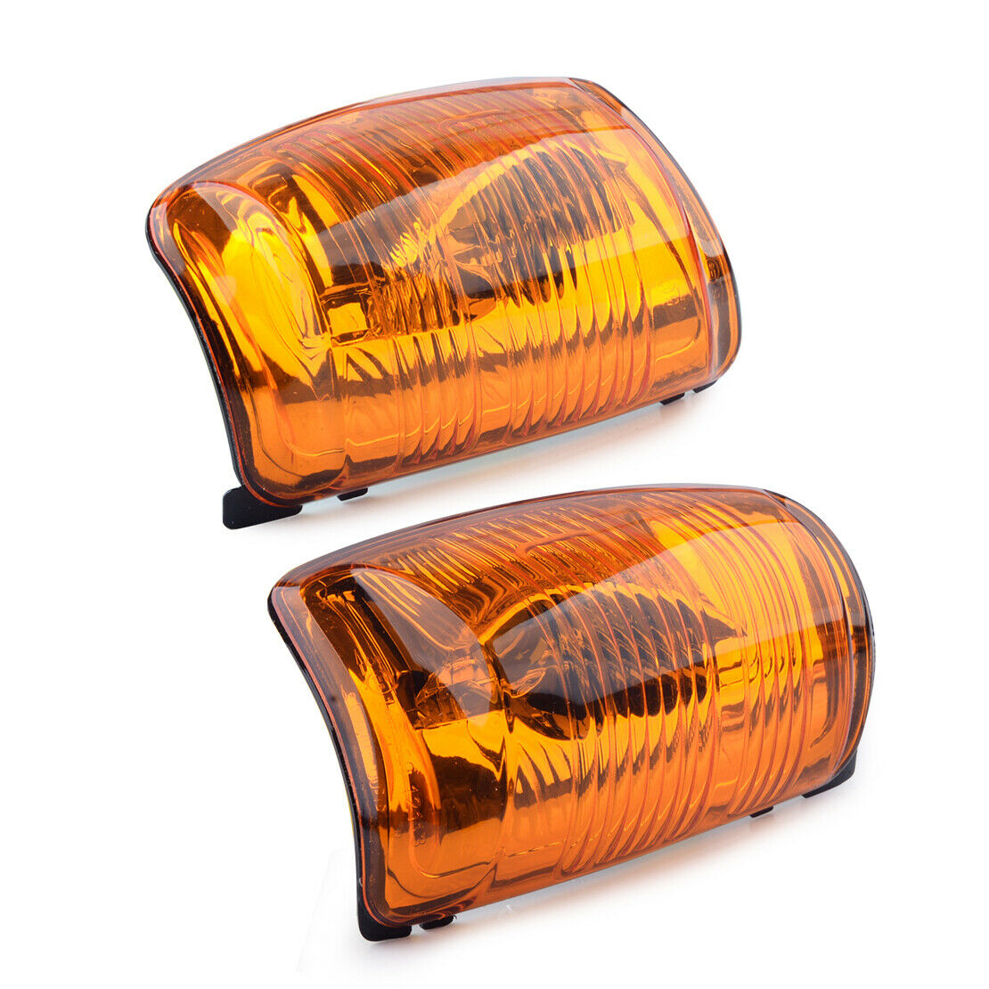 1Pair Amber Lens Wing Mirror Indicator Cover Fit For Ford Transit MK8 2014-2019