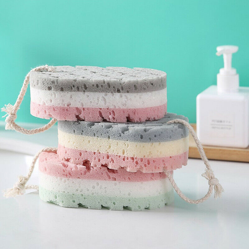1pcs Bath Sponge Brush Shower Skin Clean Massage Soft SPA Foam Dead Skin Remo TH