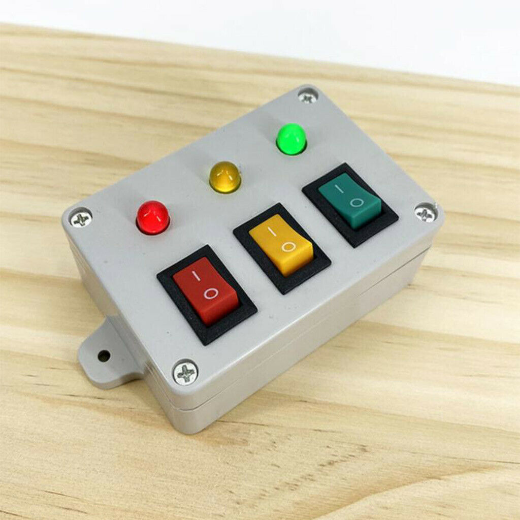 Mini DIY Busy Board Kit Traffic Light Stop Light With Switch Montessori Toys