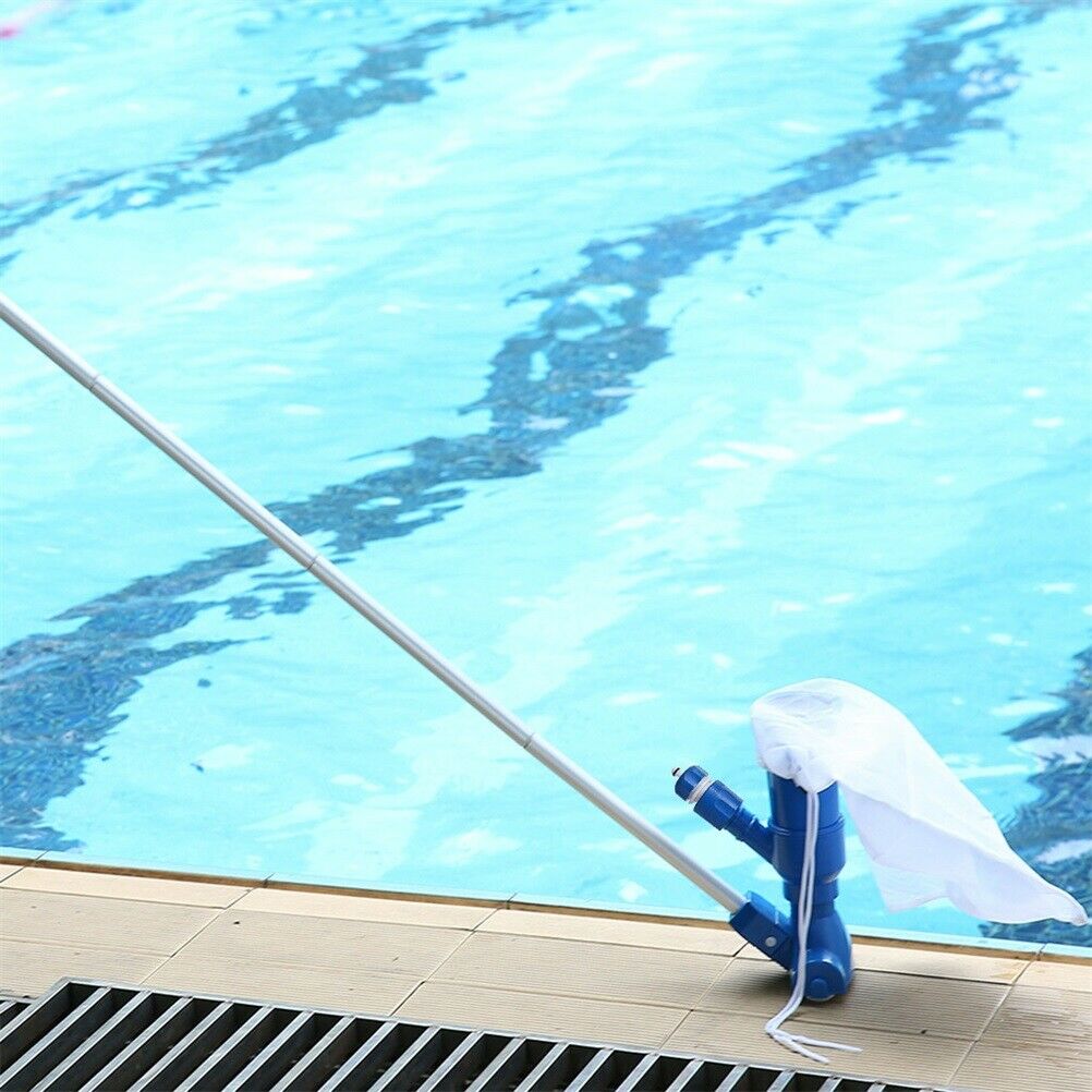 Swimming Pool Skimmer Net with Telescopic Pole Kit for Fast Cleaning of Debris