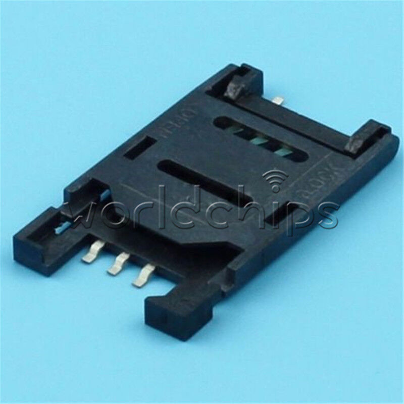 10Pcs Clamshell SIM Card Socket For SIM900 GSM /GPRS Wireless Module Arduino