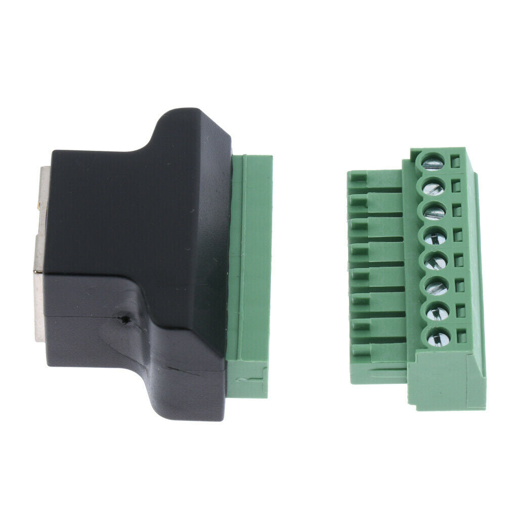 Ethernet  Female to 8 Pin CCTV Digital DVR Adapter Connector
