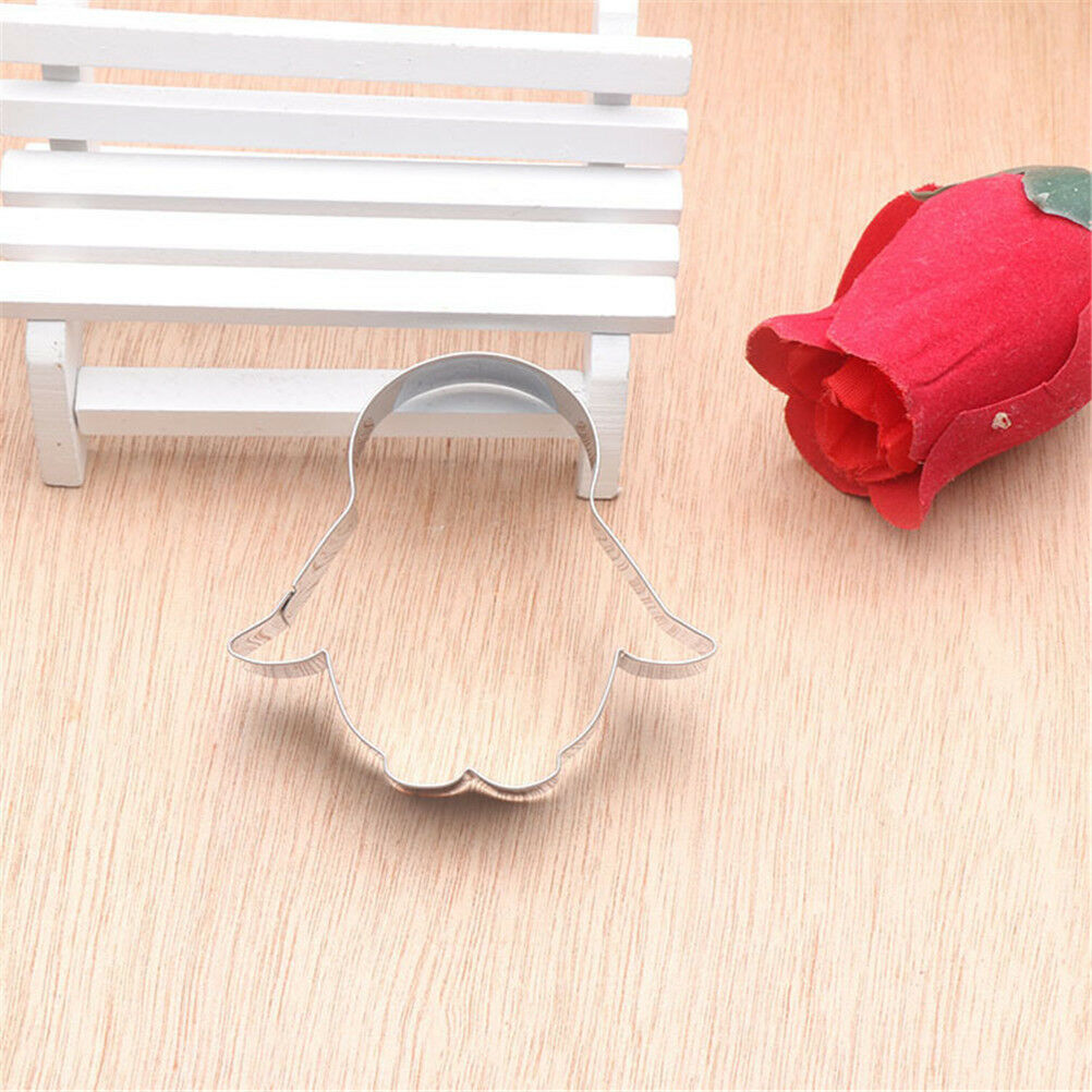 Penguin Cake Fondant Plunger Cutter Cookies Biscuit Pastry Mold Diy .l8
