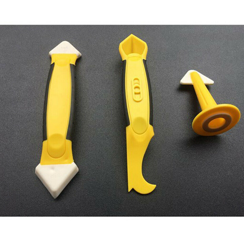 Convenient 3 Piece / Set Sealant Caulking Finishing Tool Kit