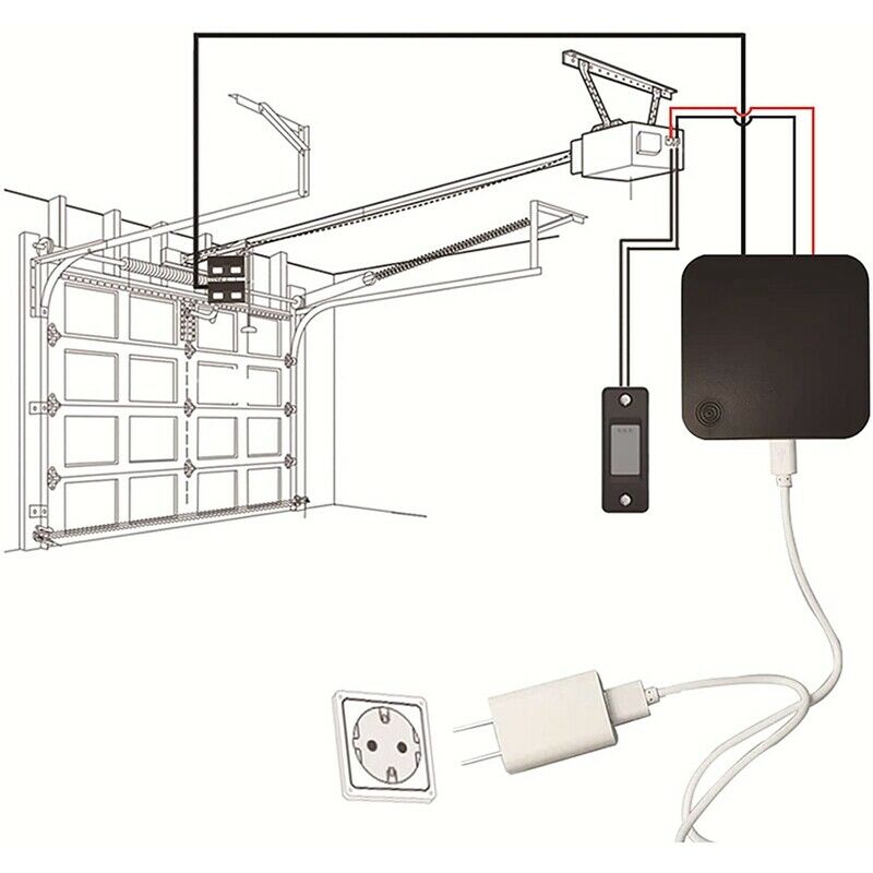 Tuya Wifi Garage Door Switch Intelligent Garage Door APP Remote Conrtrol WirelP4
