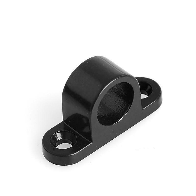 Black Window Gate Security Pull Ring Spring Bounce Door Bolt Aluminum Latch Lock