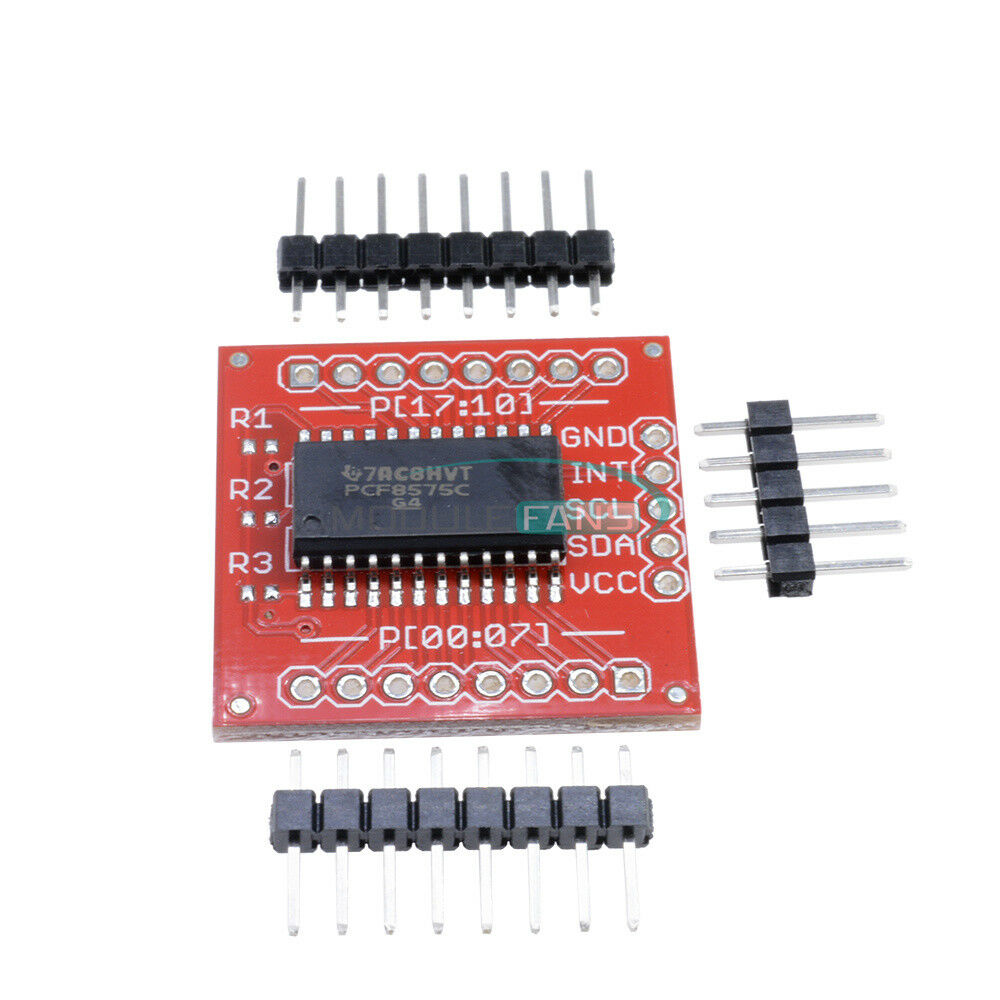 16 bit SMBus I/O ports PCF8575 IIC I2C I/O Extension Shield Module  For Arduino