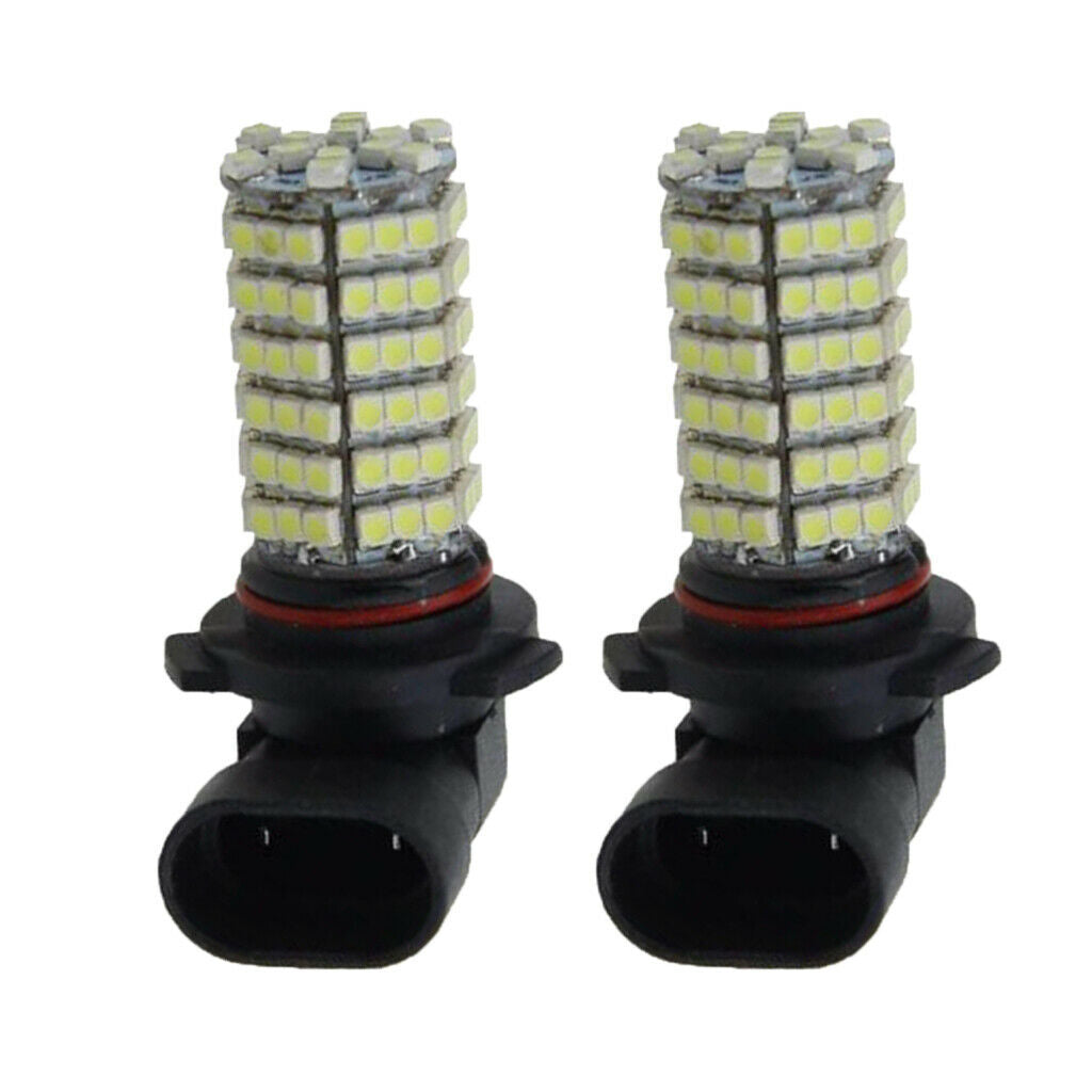 2X 9006/HB4 120SMD 6000K High Power LED Fog Driving Light Turn Signal Lamps