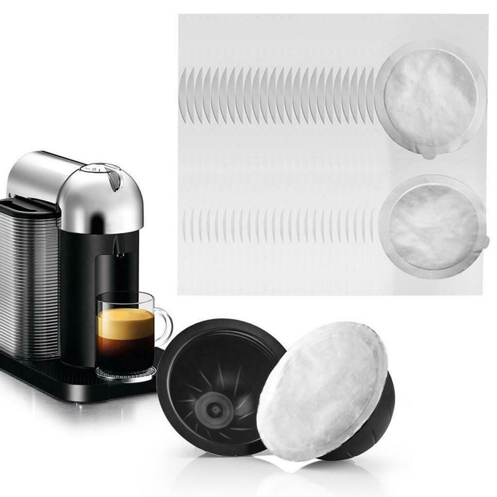 Reusable Aluminum Foil Seals Lid Compatible with  Capsule-50Pcs
