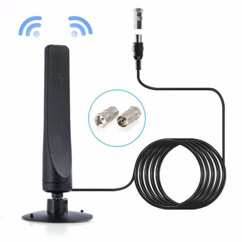 1pc Digital TV Antenna Indoor 50 Miles Range HD 1080P Signal Booster AmplifiBDA