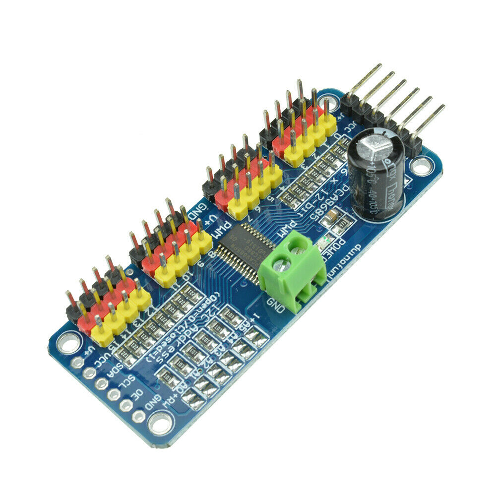 PCA9685 16-channel 12-bit PWM Servo Motor Driver I2C Module Robot Arduino 16CH