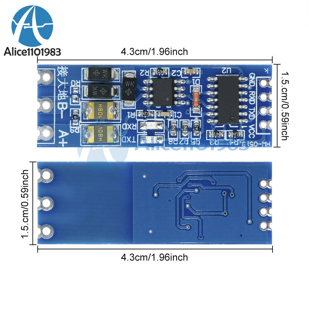 Stable UART Serial Port to RS485 Converter Function Module RS485 to TTL Module