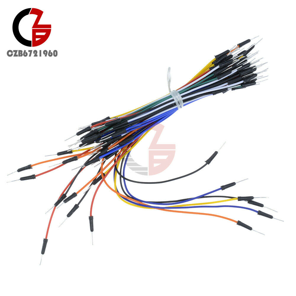 65PCS Breadboard Wires Jumper Cable Male to Male Solderless Flexible For Arduino