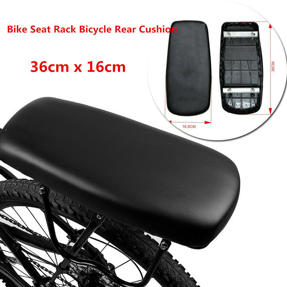1PC PU Surface Soft Bicycle Rear Cushion Adults Child Comfortable Bike Seat Rack