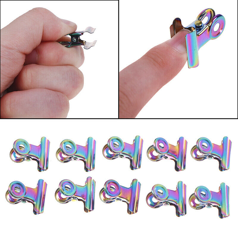 10 Pcs Nail Tips Clip Finger Poly Quick Builder Gel Extension Steel Wrap To Kt