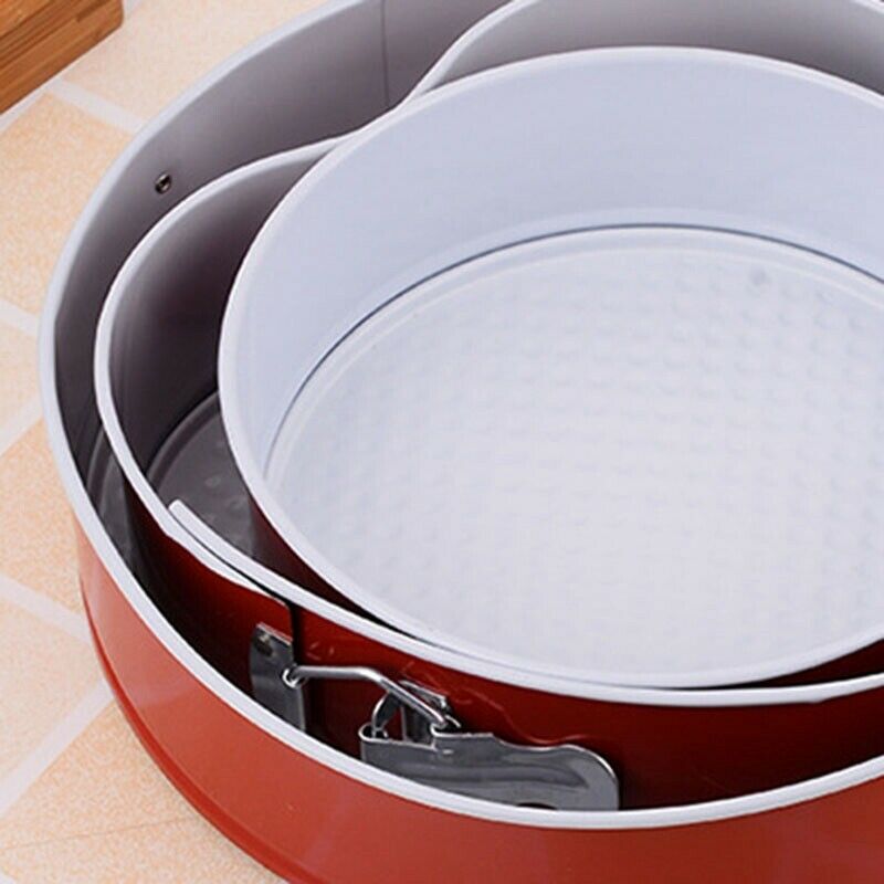 Non-Stick Cake Pan Baking Cake Mold with Removable Bottom Round Heart Square SD1