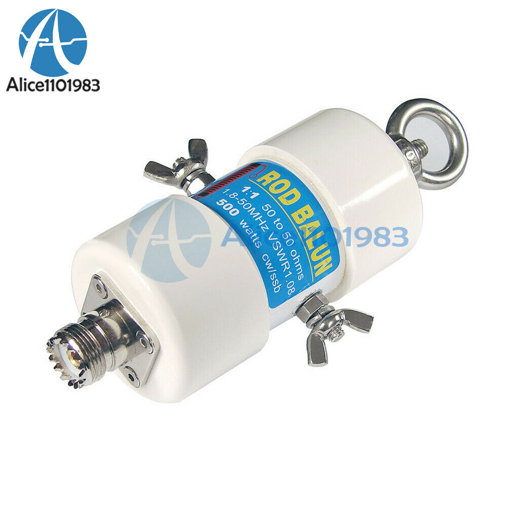 1:1 Waterproof HF Balun for 160m - 6m Bands (1.8 - 50MHz) 500W Waterproof