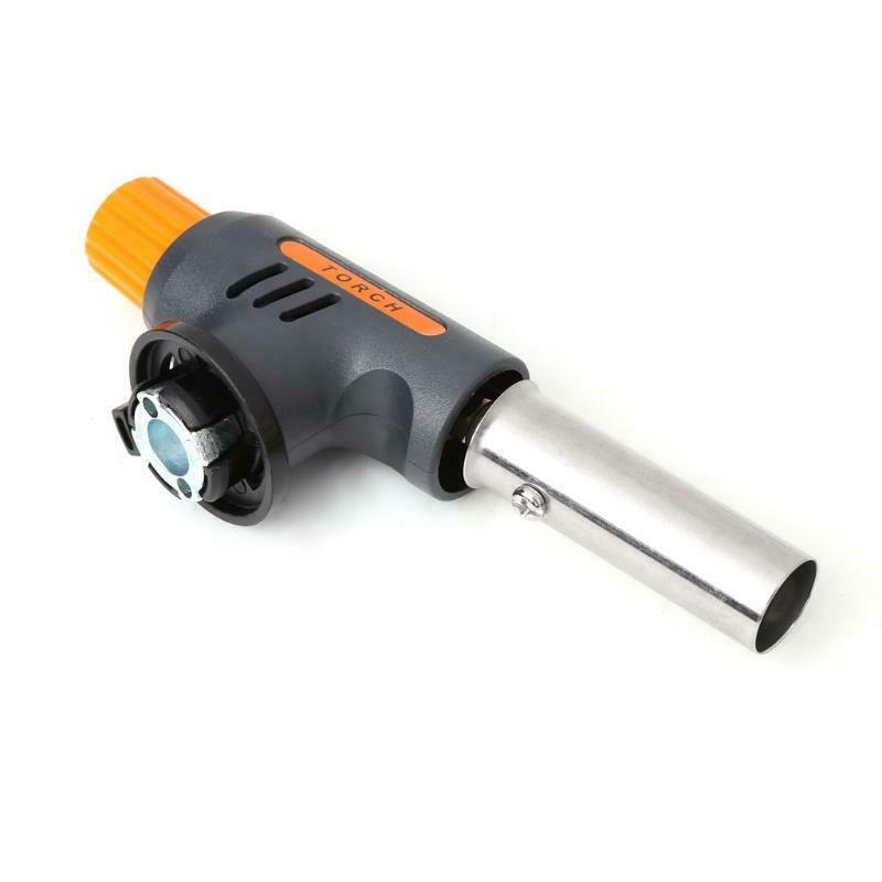 Portable Camping Welding Gas Torch Flame Gun Flamethrower Butane Burner Wind