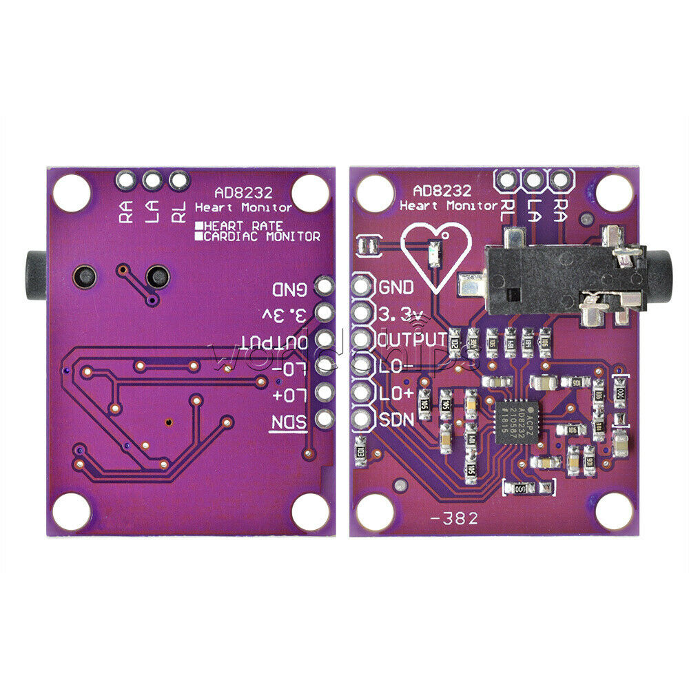 AD8232 CJMCU-8232 ECG Heart Monitoring Sensor Module