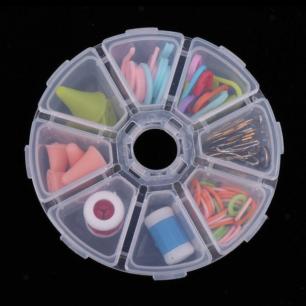 1 Set Knitting Tool Kit With Storage Case For Knitting Lovers Crochet Crafts