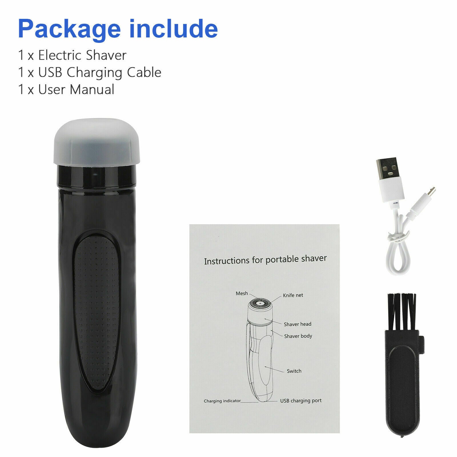 Men's Electric Shaver Razor Beard Trimmer Hair face Shaving Machine Rechargeable