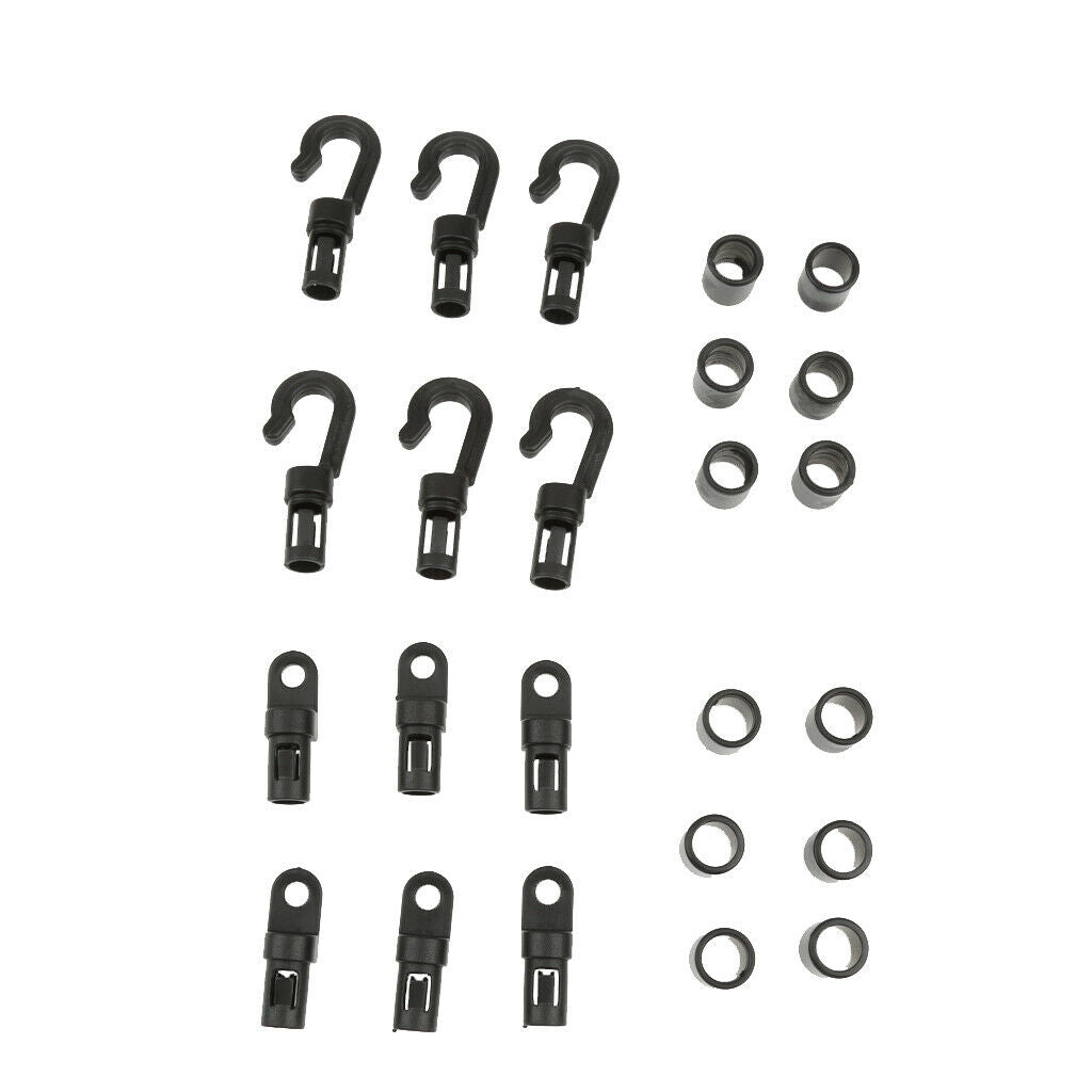 12 Pcs Dinghy Kayak Canoe Boat Tie Down Hook  J Snap Hooks