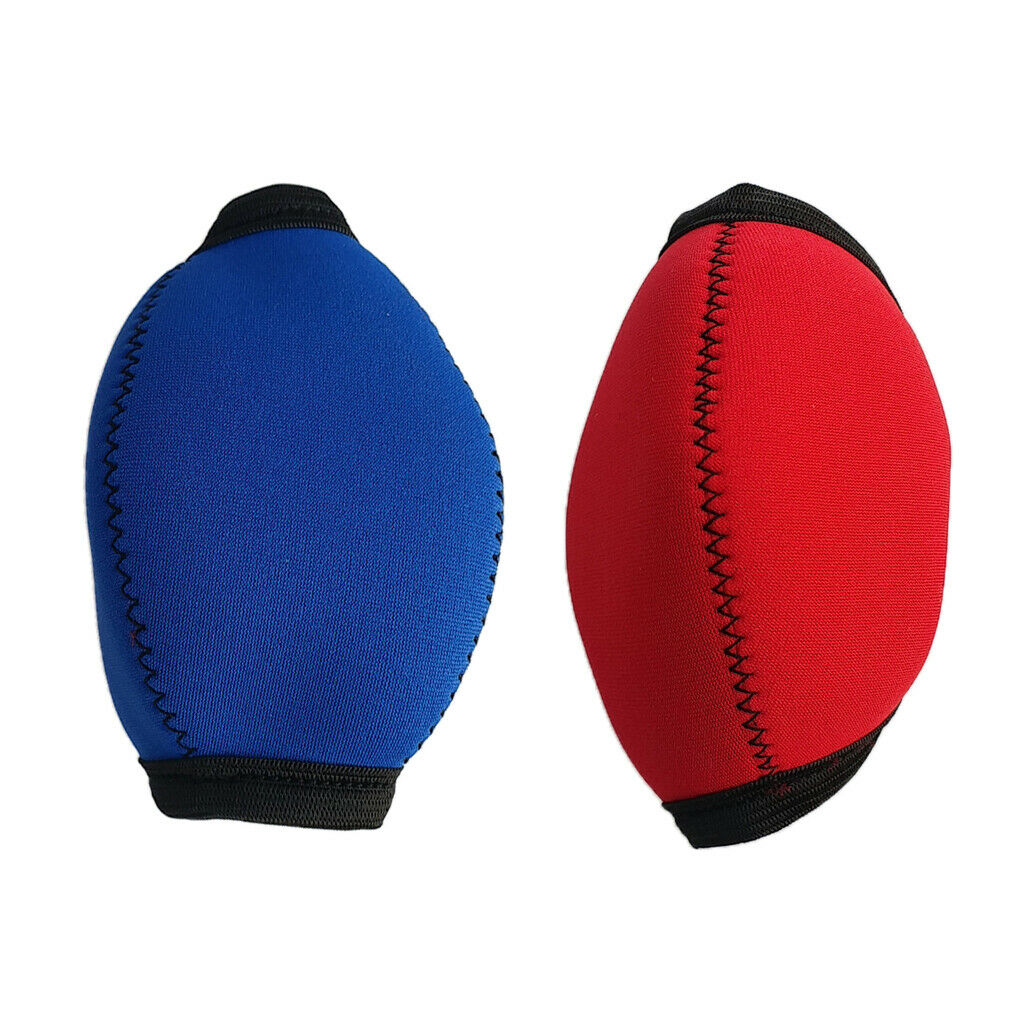 2Pcs Neoprene Pro Regulator Cover Dive Snorkeling Equipment Parts 12x8x0.3cm