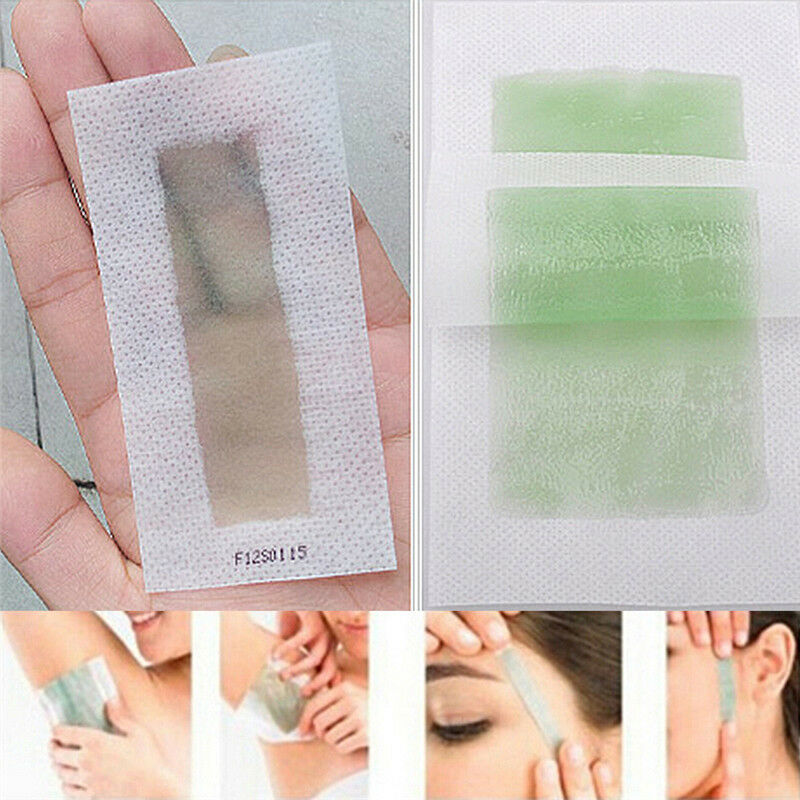 8PCS  Cold Wax Hair Removal Strips For Leg Body and Facial Hair Fashi.l8